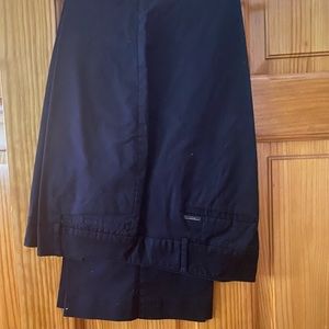 New York & Company Black Spandex Stretch Multi Pockets Chino Pants 18t